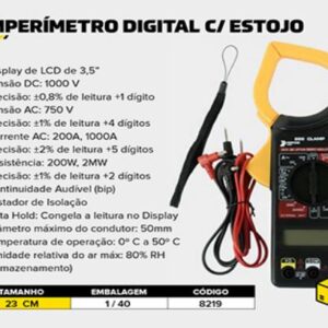 FERTAK ALICATE AMPERÍMETRO REF. 8219